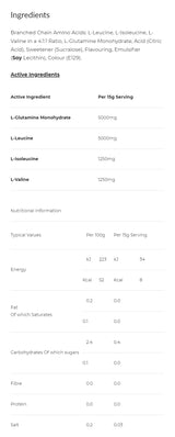 HIT BCAA 4:1:1 + Глутамин | 450 г, 30 дози