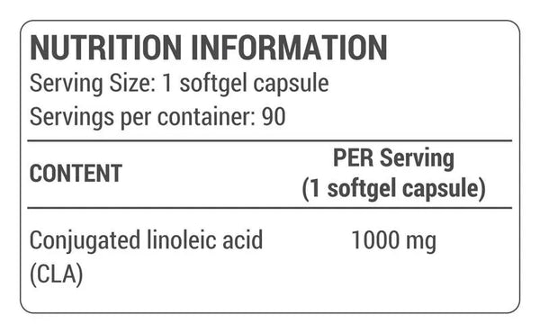 CLA | 1000 мг, 90 гел капсули